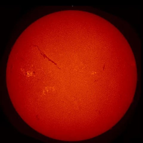 Image of Sun's chromosphere