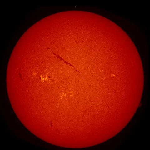 Image of Sun's chromosphere