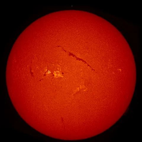 Image of Sun's chromosphere