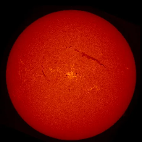 Image of Sun's chromosphere