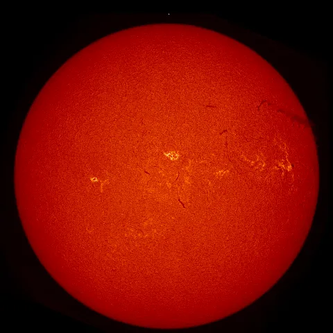 Image of Sun's chromosphere