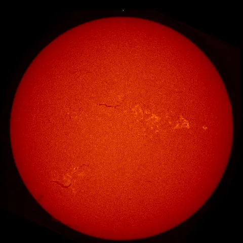 Image of Sun's chromosphere