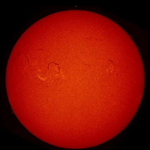 Image of Sun's chromosphere