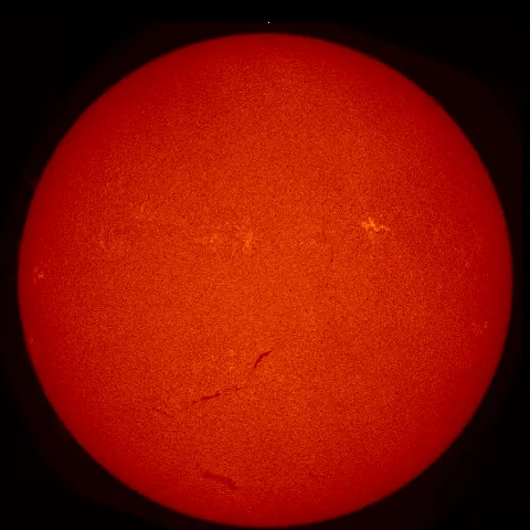 Image of Sun's chromosphere