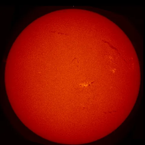 Image of Sun's chromosphere