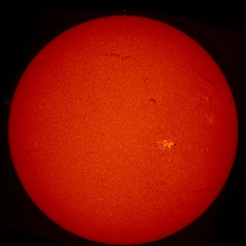 Image of Sun's chromosphere