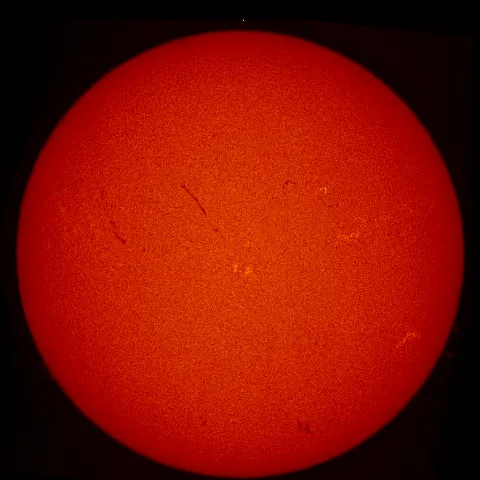 Image of Sun's chromosphere