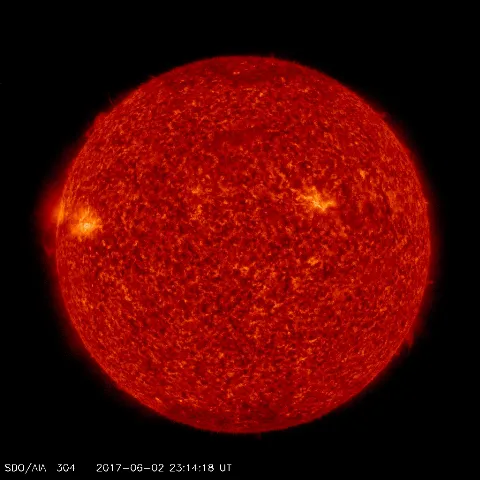 Image of Sun's transition region