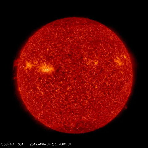 Image of Sun's transition region