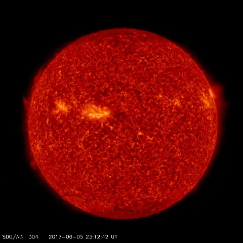 Image of Sun's transition region