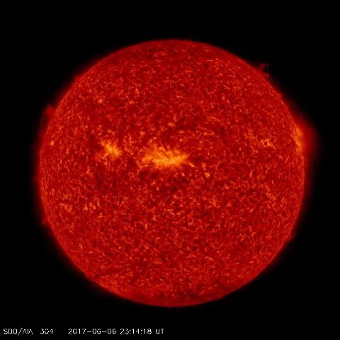 Image of Sun's transition region