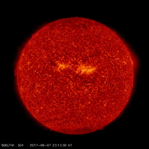 Image of Sun's transition region