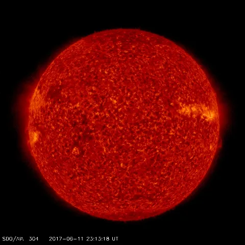 Image of Sun's transition region