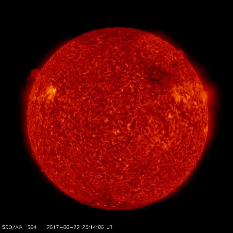 Image of Sun's transition region