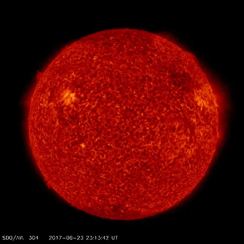 Image of Sun's transition region