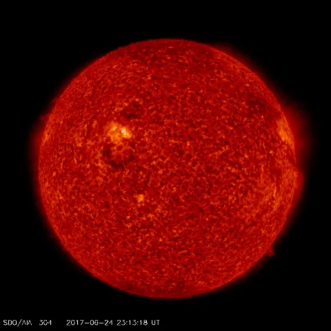 Image of Sun's transition region