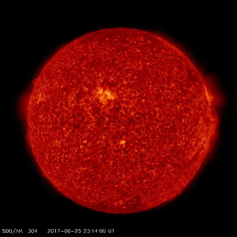 Image of Sun's transition region