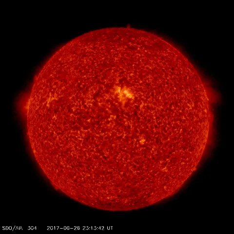 Image of Sun's transition region