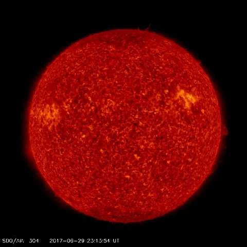 Image of Sun's transition region