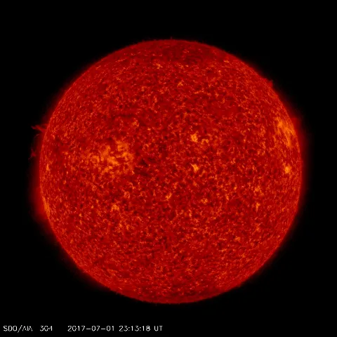 Image of Sun's transition region