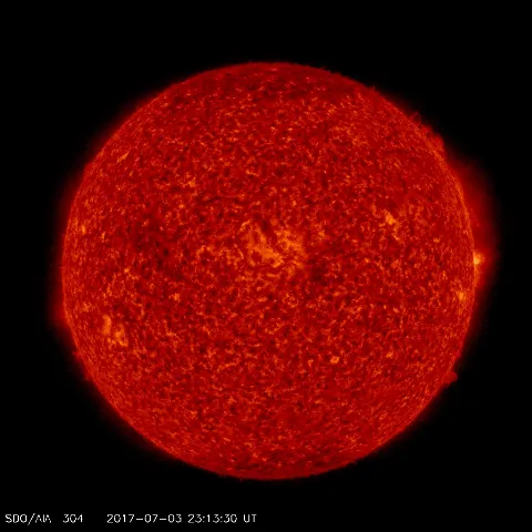 Image of Sun's transition region