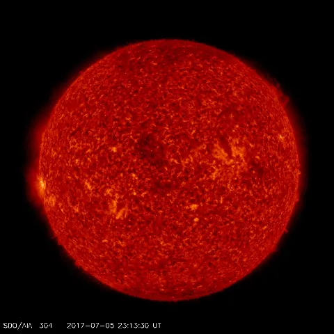 Image of Sun's transition region