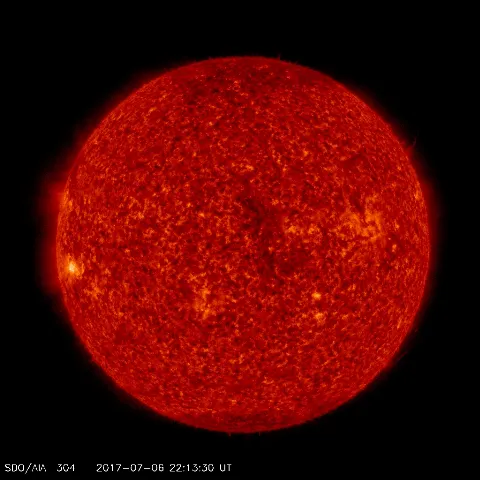 Image of Sun's transition region