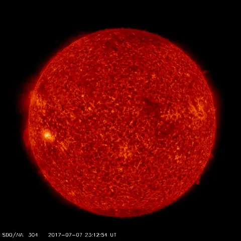 Image of Sun's transition region