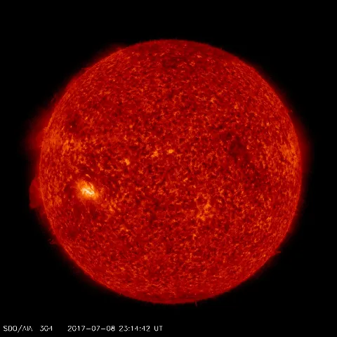 Image of Sun's transition region