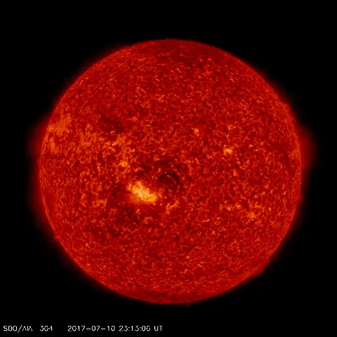 Image of Sun's transition region