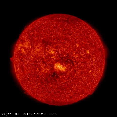 Image of Sun's transition region