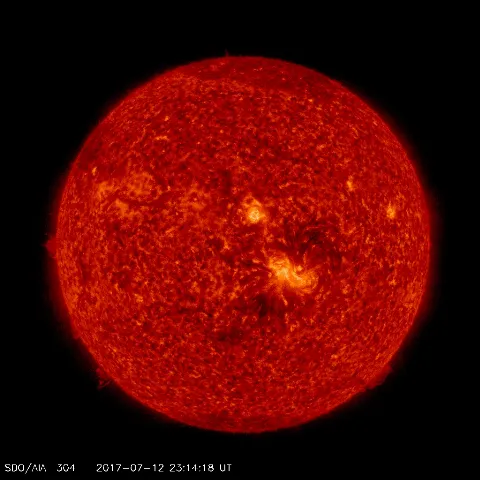 Image of Sun's transition region