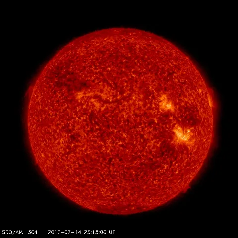 Image of Sun's transition region