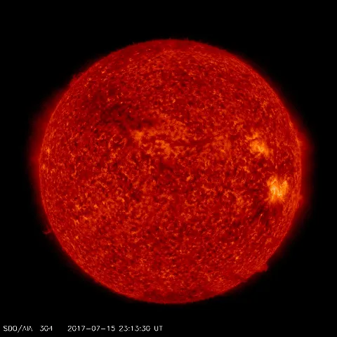 Image of Sun's transition region