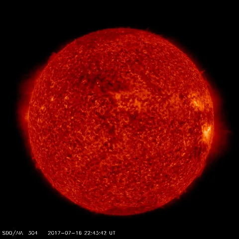 Image of Sun's transition region