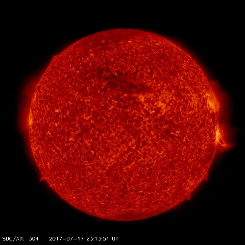 Image of Sun's transition region