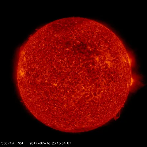 Image of Sun's transition region