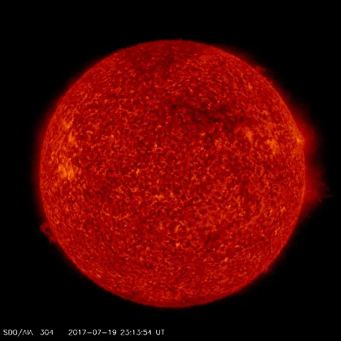 Image of Sun's transition region