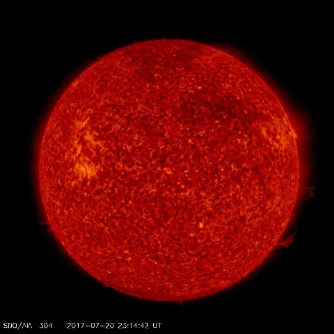 Image of Sun's transition region