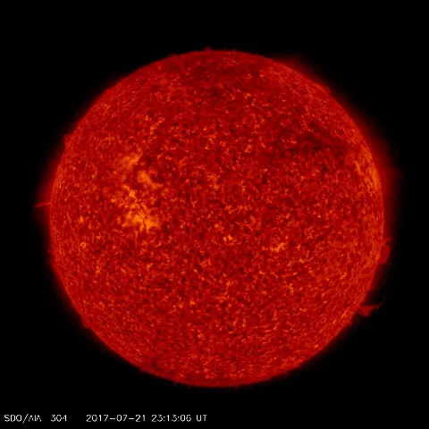 Image of Sun's transition region