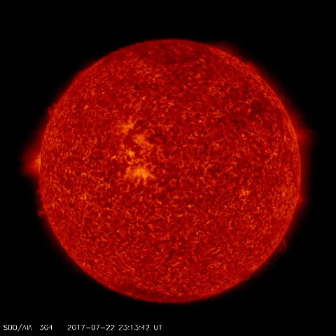 Image of Sun's transition region