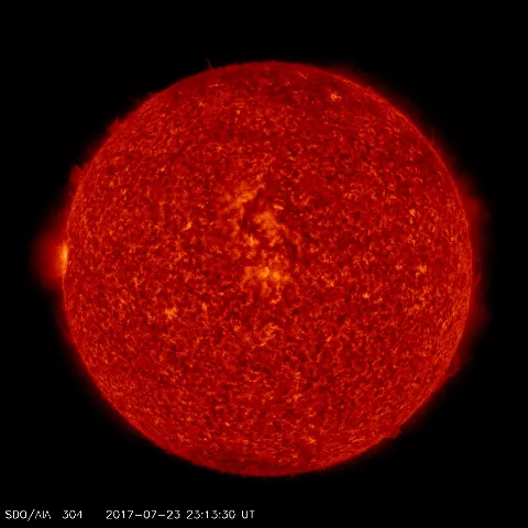 Image of Sun's transition region