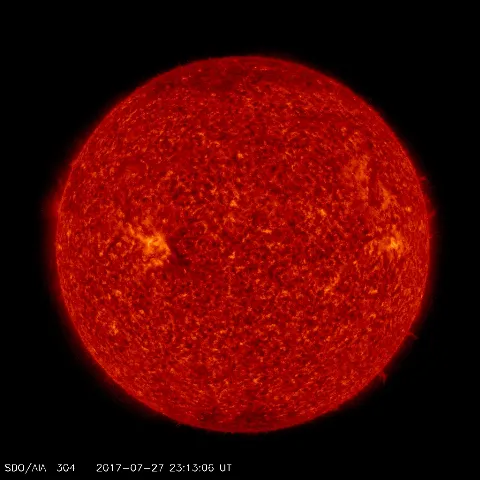 Image of Sun's transition region