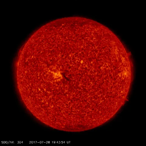 Image of Sun's transition region