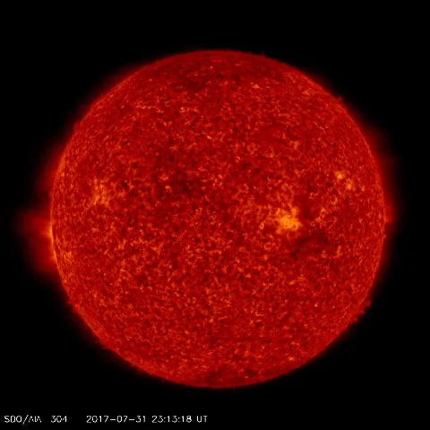 Image of Sun's transition region