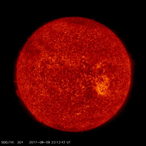 Image of Sun's transition region