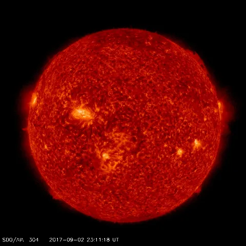 Image of Sun's transition region