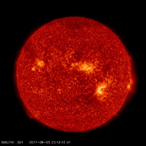 Image of Sun's transition region