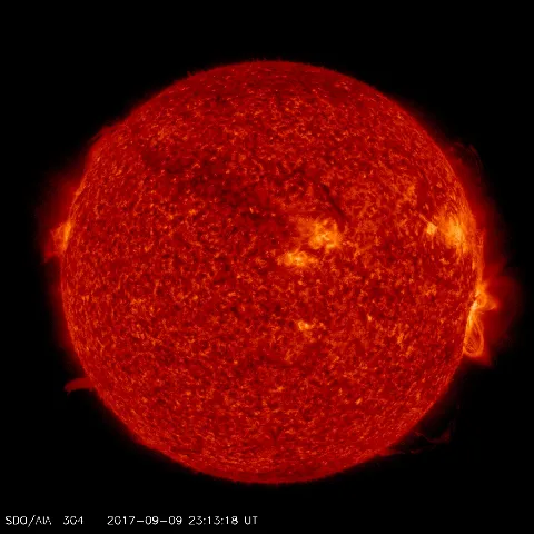 Image of Sun's transition region