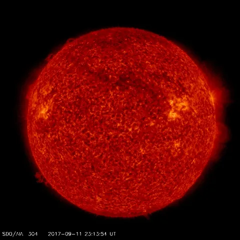 Image of Sun's transition region